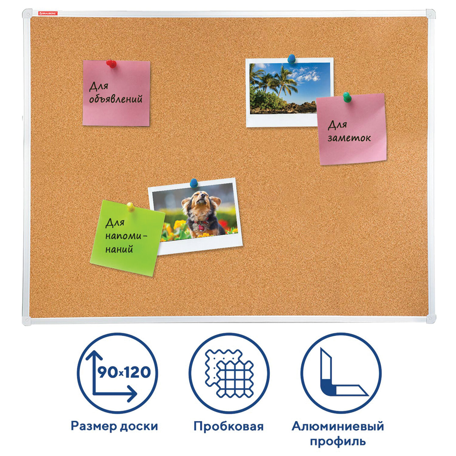 ����� ��������� ��� ���������� BRAUBERG 236445 90�120 ��, ����������� �����