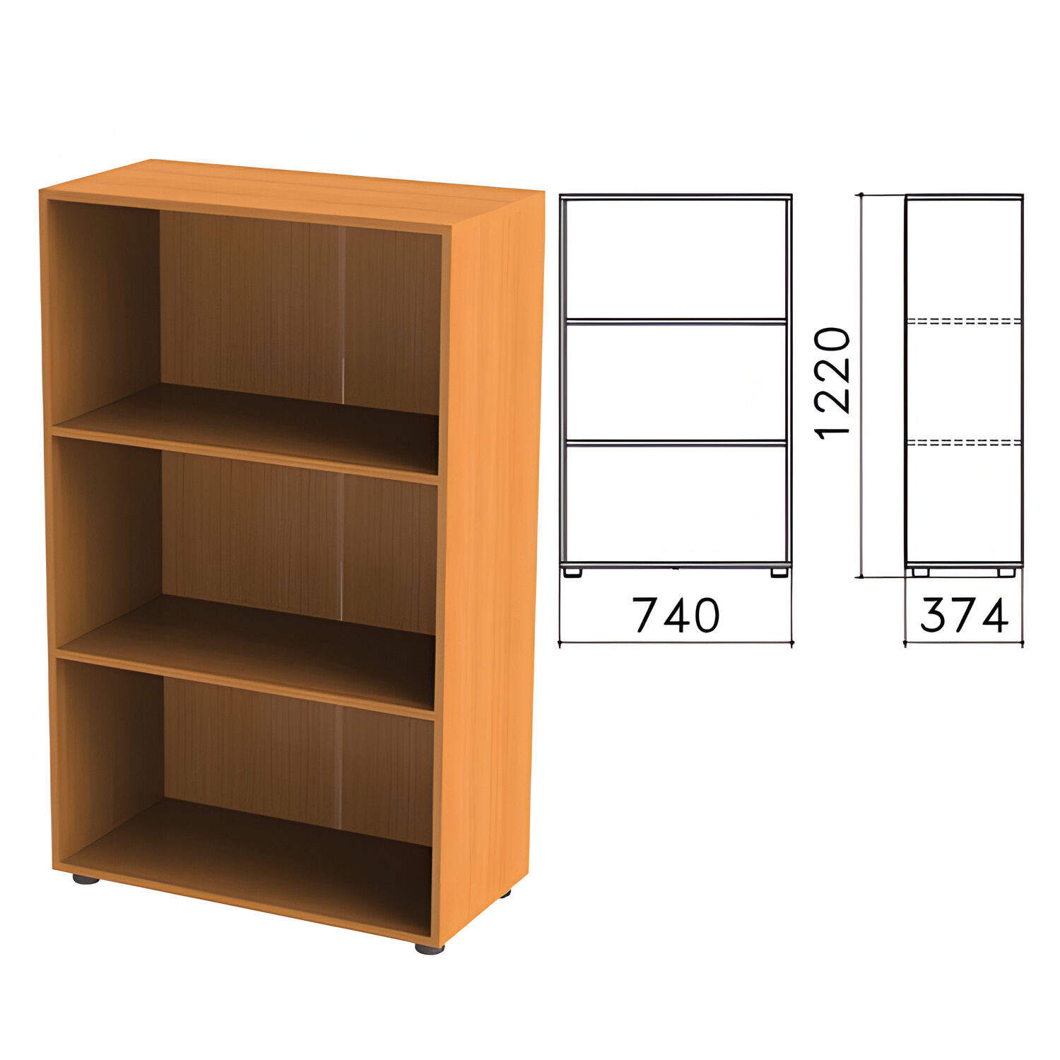 ���� (�������) ���, 740�370�1220 ��, 2 �����, ���� ���� �����, ��13.5