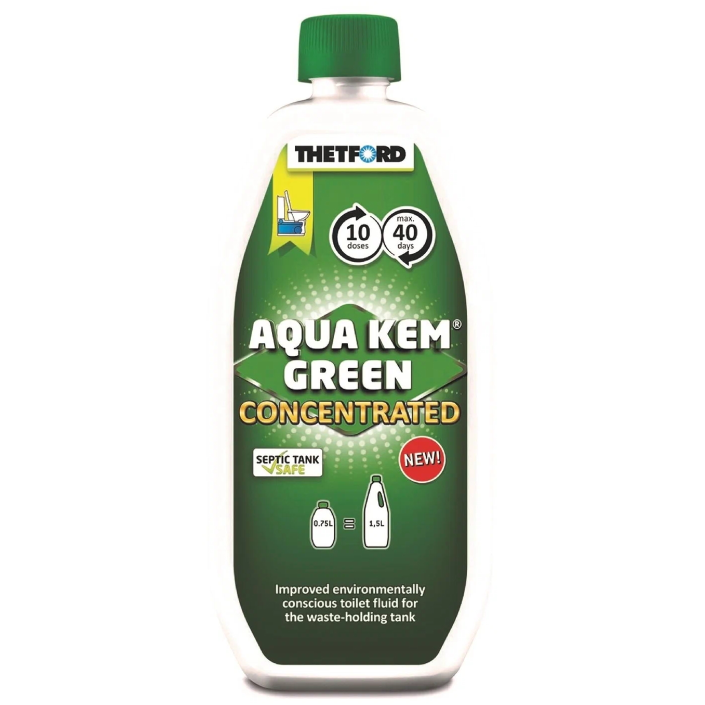 Thetford ��������-����������� Tethord Aqua Kem Green concentrate 0,75�., ������������ ����������